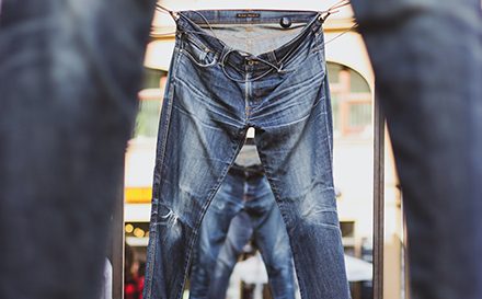 ligne de fabrication de jeans