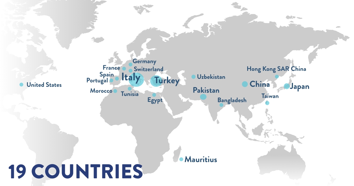 World map suppliers Denim PV June 24