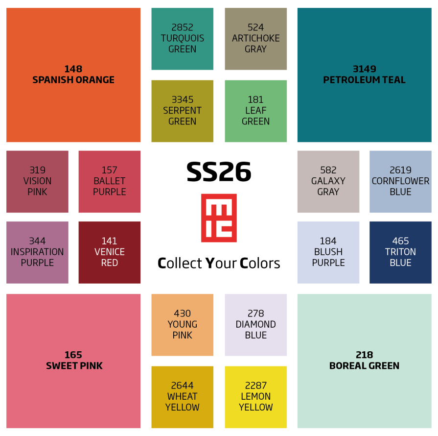 MIC SS26 colors