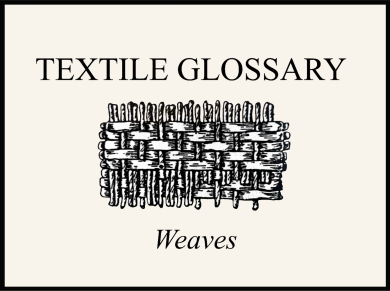 Textile-glossary-weaves