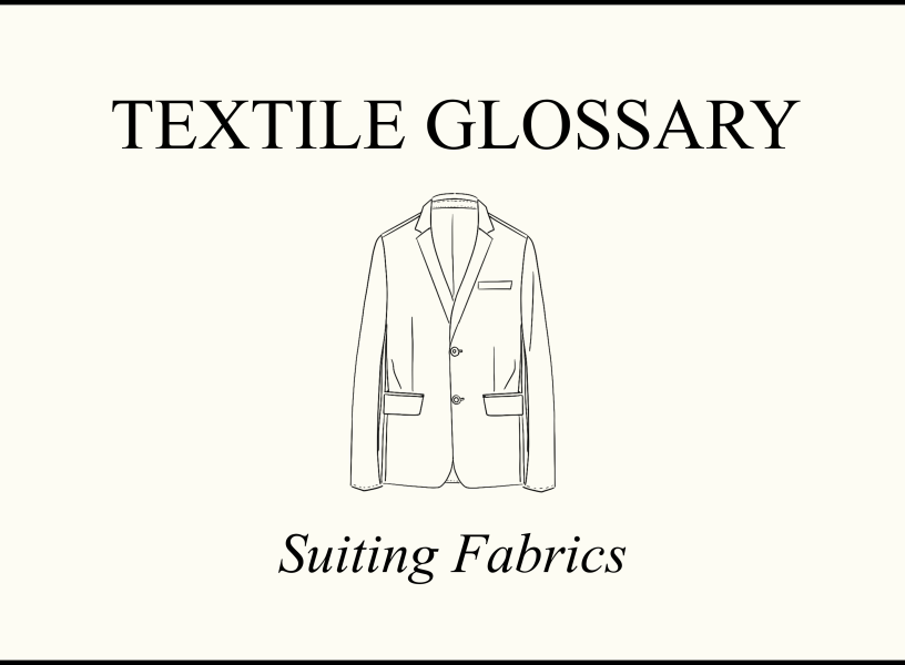 Textile glossary Tailoring fabrics