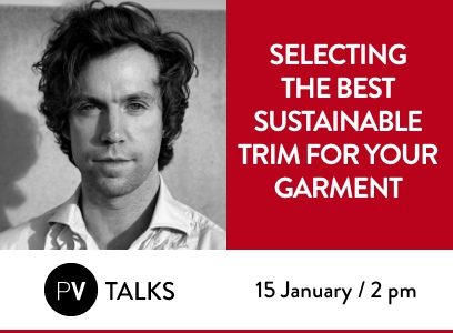 PV NY Talk Sustainable trim for your garment